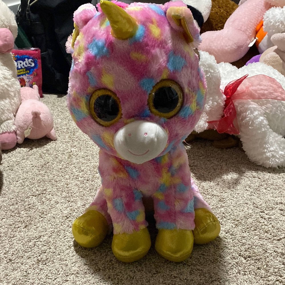 Large Unicorn Beanie Boo